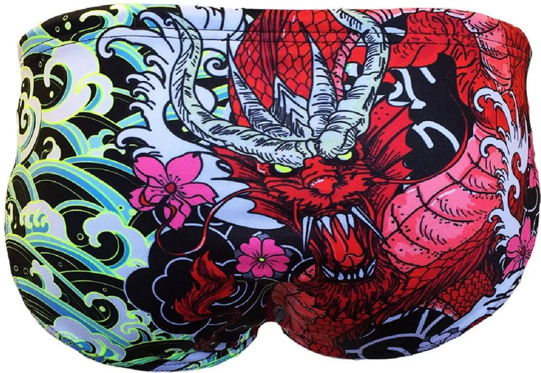 Turbo Red Dragon Zwemslip Veelkleurig M Man - afbeelding 4 van 6