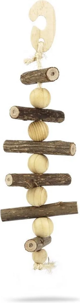 Beeztees Klimbo Vogelspeelgoed Hout 30cm
