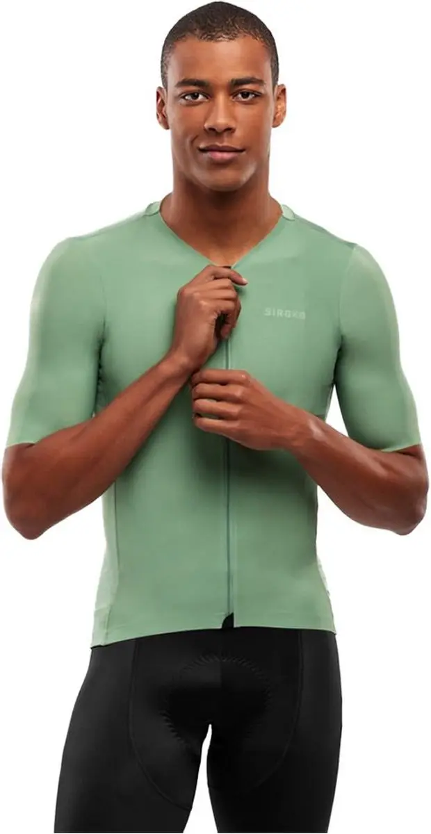 Siroko SRX Pro Stage Wielertrui - Korte Mouw - Groen - XL