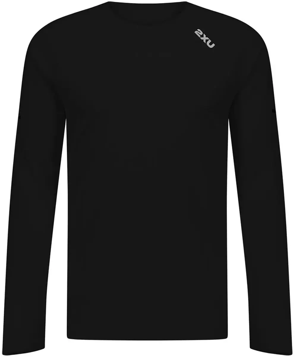 2xu Aero Mesh T-shirt Met Lange Mouwen Zwart XL Man
