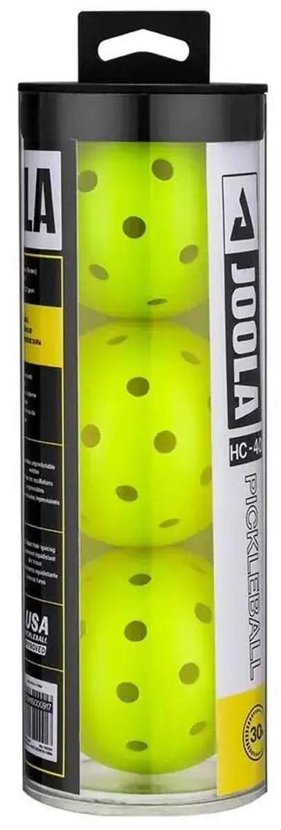 Joola HC-40 Pickleballballen - 3 Stuks - Geel - afbeelding 3 van 3
