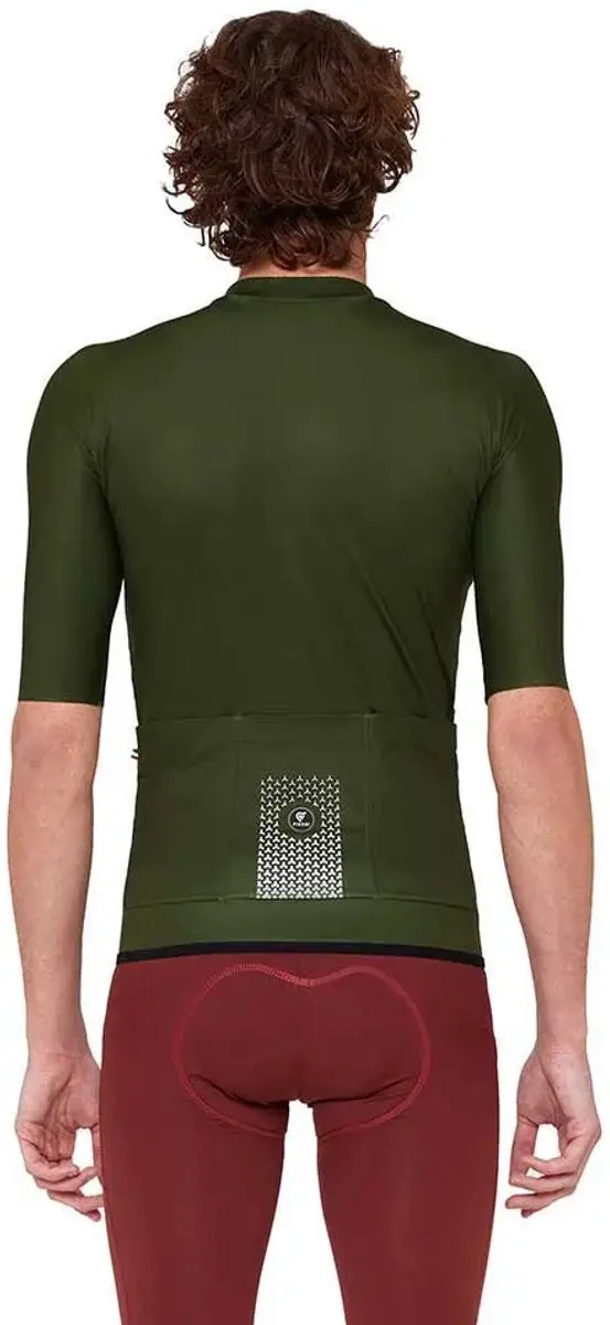 Pissei Prima Pelle Wielertrui - Army Green - S - afbeelding 2 van 4