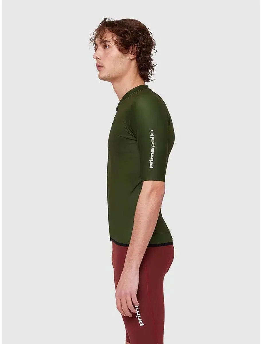 Pissei Prima Pelle Wielertrui - Army Green - S - afbeelding 4 van 4