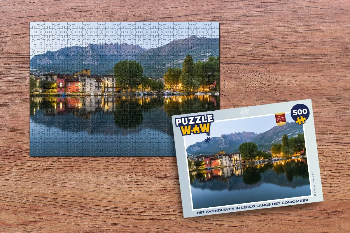 PuzzleWow Lecco Legpuzzel 500 Stuks - Multicolor