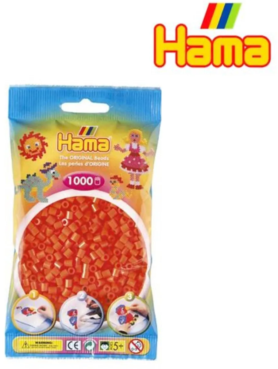 Hama Strijkkralen 1000 Oranje