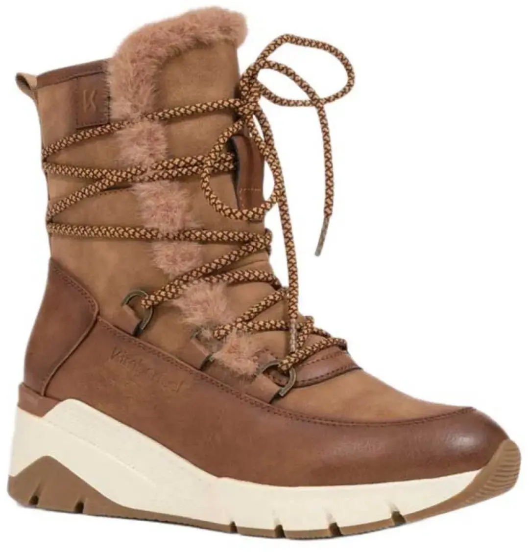 Kimberfeel Hena Dames Winterlaarzen - Cognac - afbeelding 2 van 4