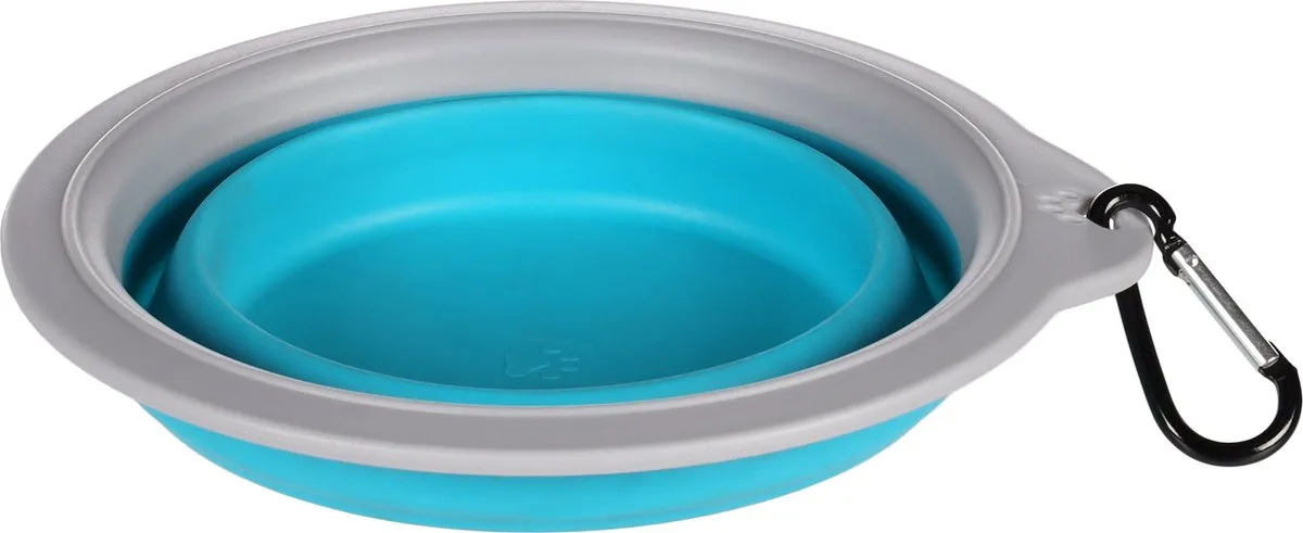 Flamingo Bubo Opvouwbare Drinkbak - 625ml - Blauw/Grijs