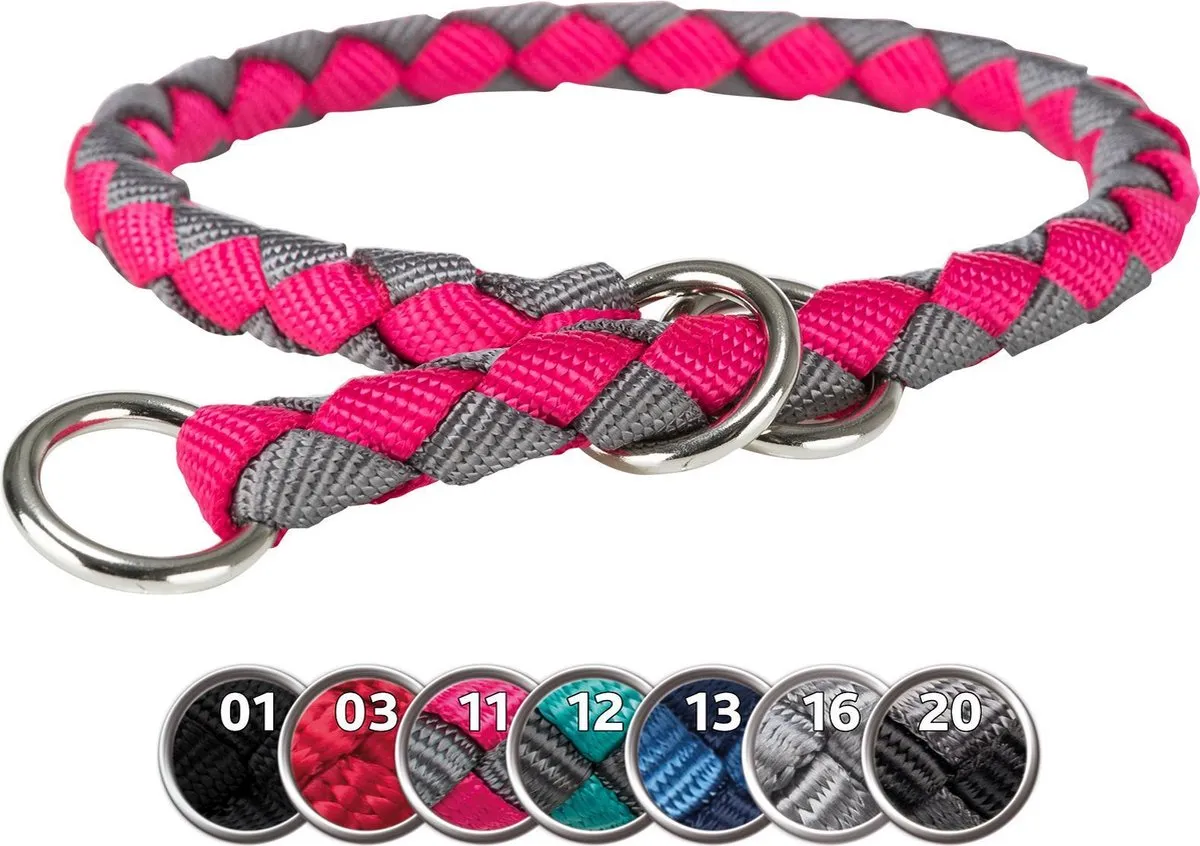 Trixie Cavo Anti-Trek Halsband Oceaan blauw/grafiet S-M