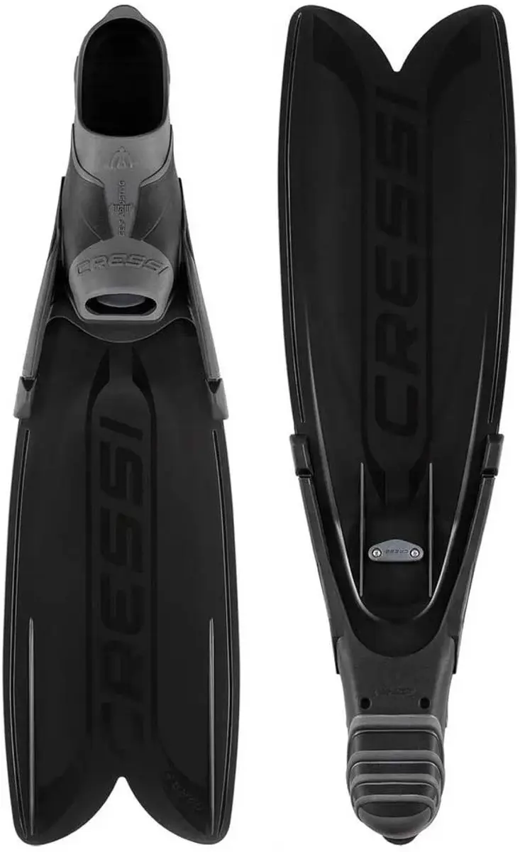Cressi Gara Turbo Flex Freedivingvinnen - Zwart - EU 36-37 - afbeelding 2 van 4