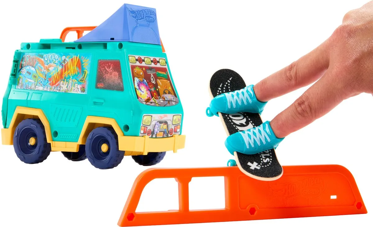 Hot Wheels Tony Hawk Skatebusje Speelset JGG91 - Meerkleurig