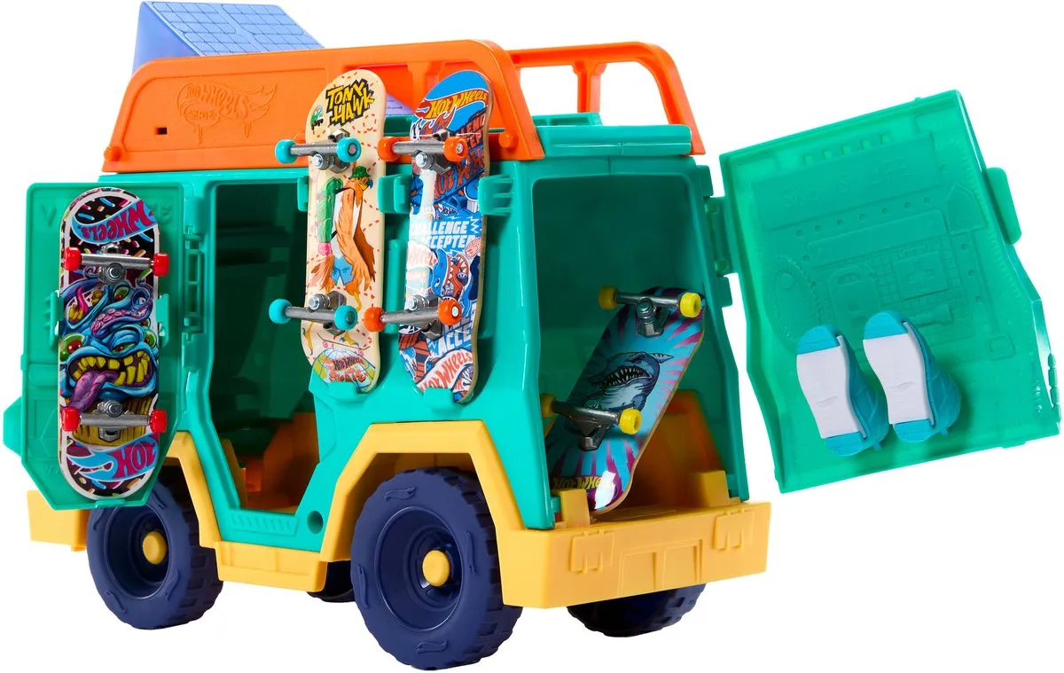 Hot Wheels Tony Hawk Skatebusje Speelset JGG91 - Meerkleurig