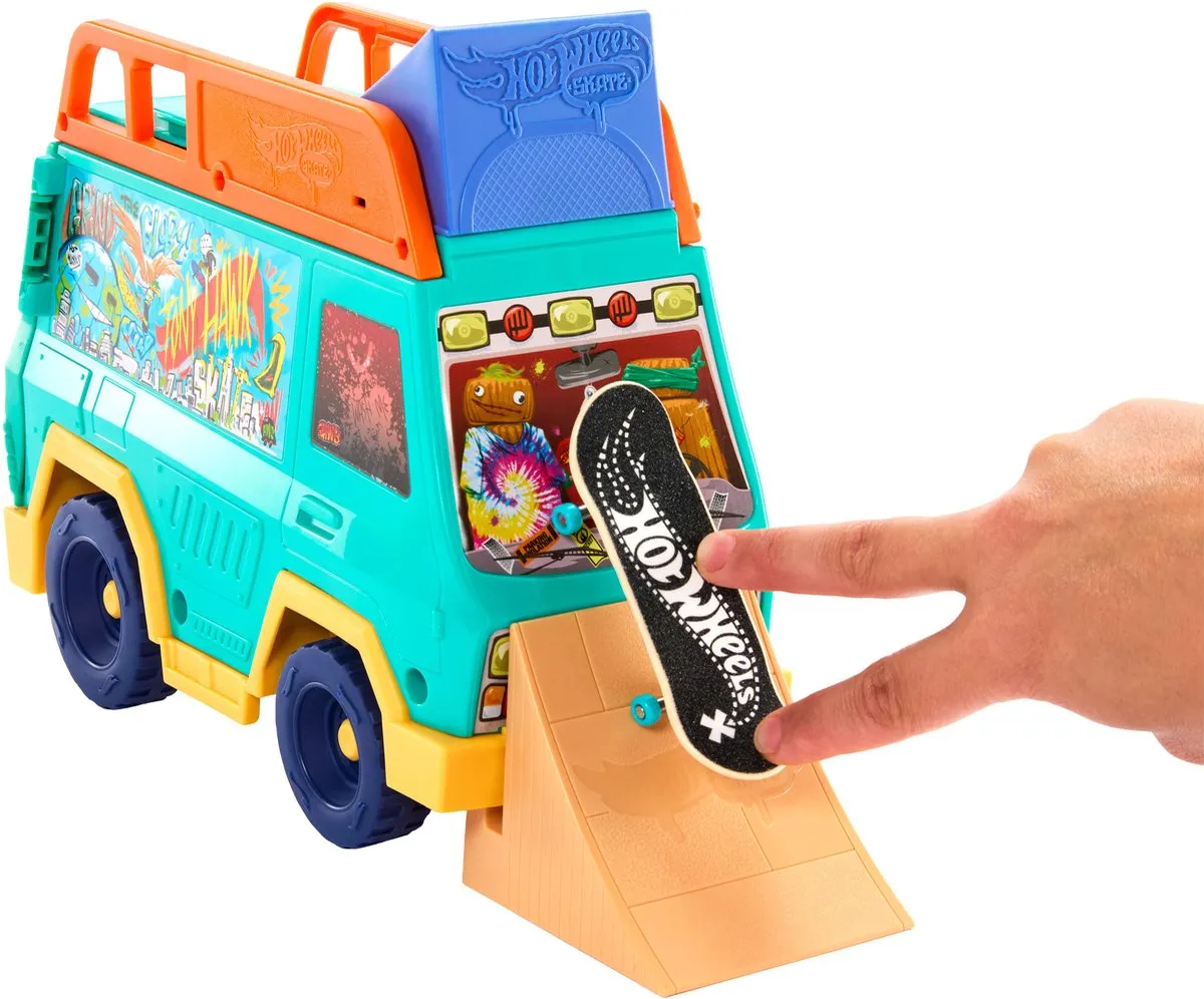 Hot Wheels Tony Hawk Skatebusje Speelset JGG91 - Meerkleurig
