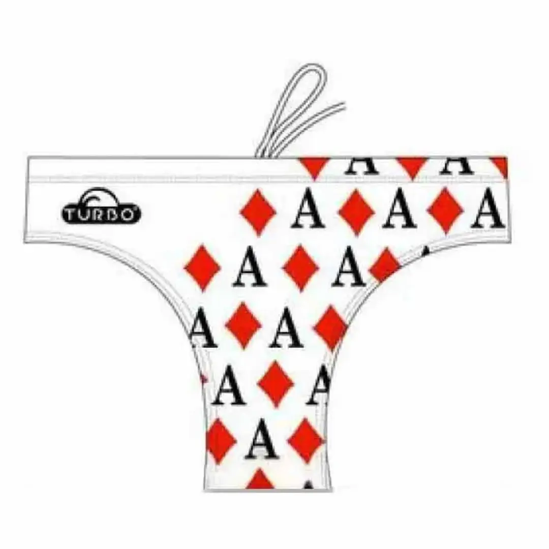 Turbo Ace Of Diamonds Zwemslip Wit 2XL Man
