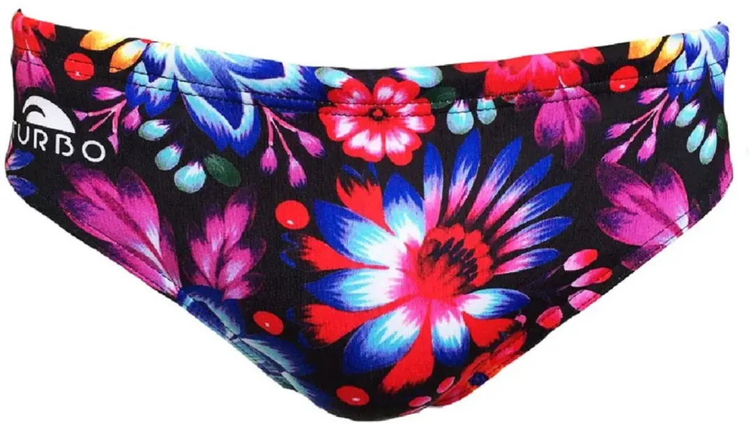 Turbo Flower Zwemslip Veelkleurig 2XL Man