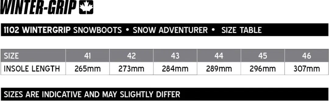Winter-grip Snow Adventurer Snowboots Senior - Bruin/Zwart - Maat 44 - afbeelding 4 van 5