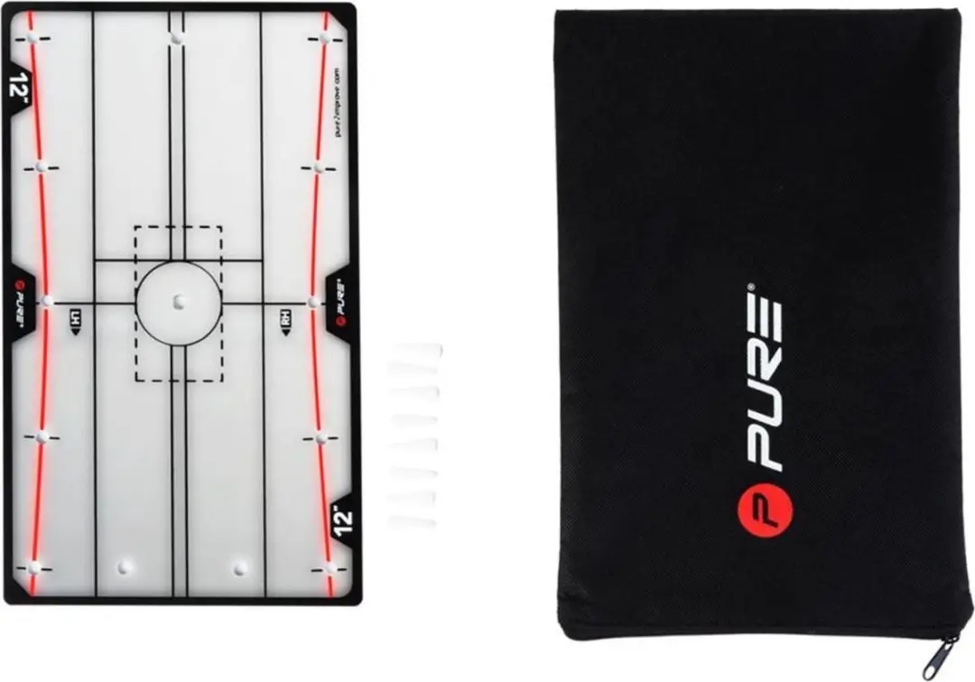 Pure2improve Puttingspiegel 30,5 X 18 Cm Zwart