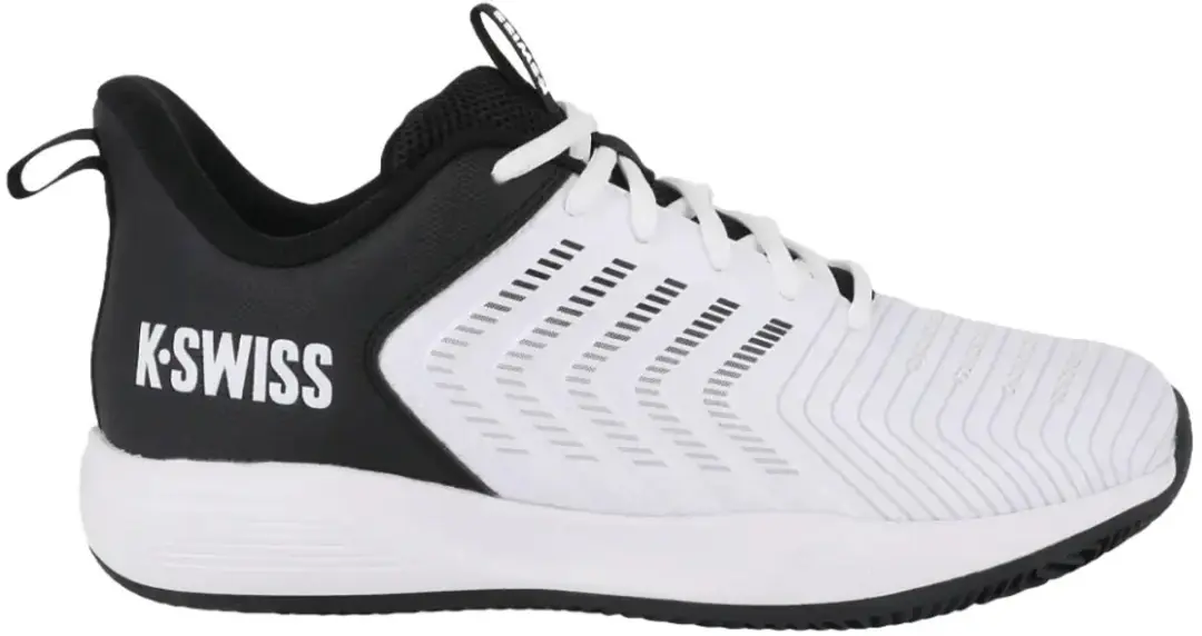 K-Swiss Ultrashot Light Clay Heren Tennisschoen Wit/Zwart