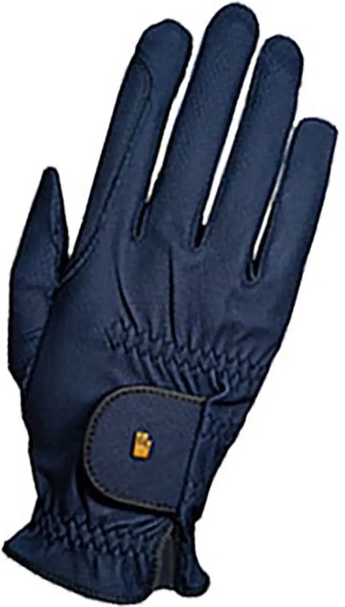 Handschoen Roeckl-Grip Navy - 8.5 | Paardrij handschoenen