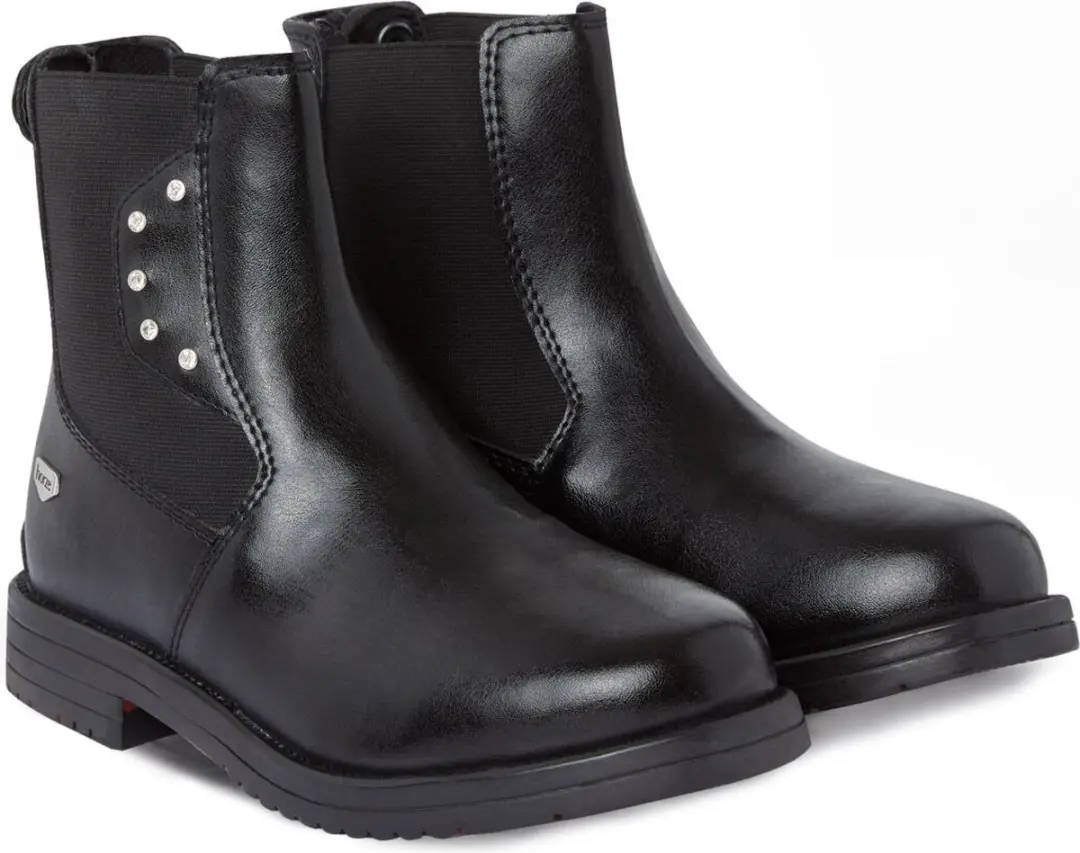 Horze Portland jodhpur laarsjes met kristallen, kids, Black, 35