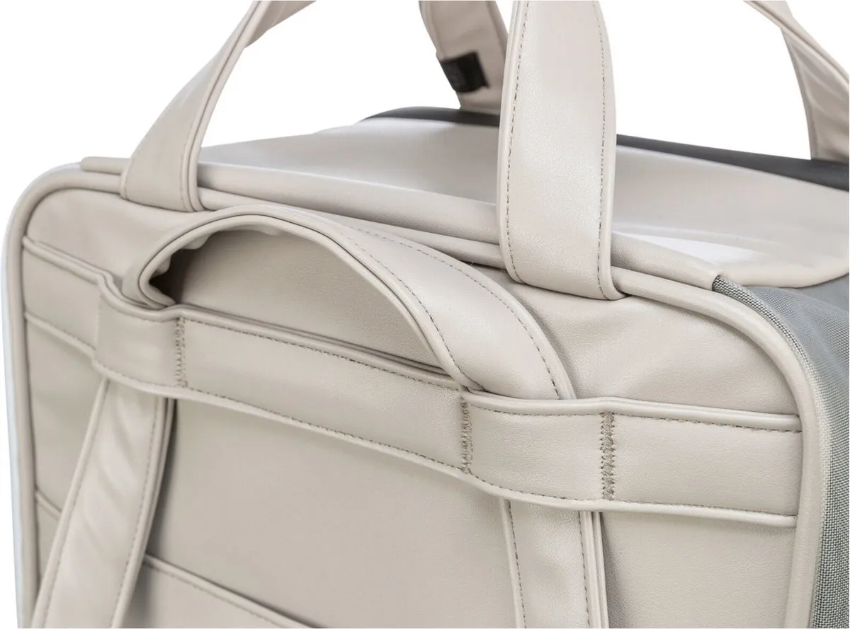 Trixie Citystyle Hondentas Kunstleer - Lichtgrijs 30x20x40cm