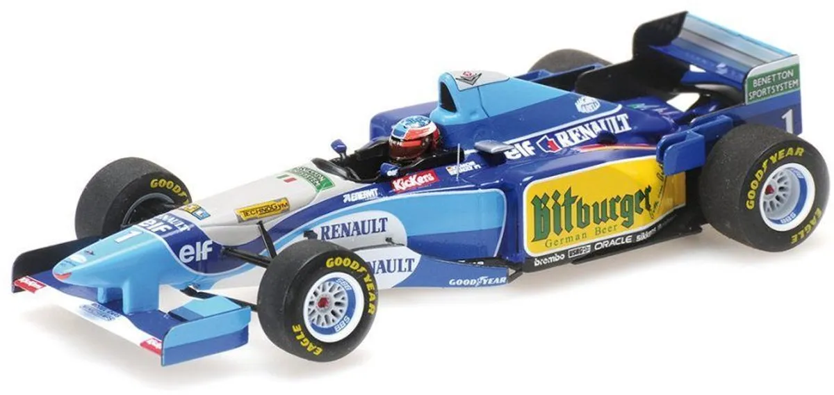 Formule 1 Benetton Renault B195 Schumacher Winner Pacific GP 1995