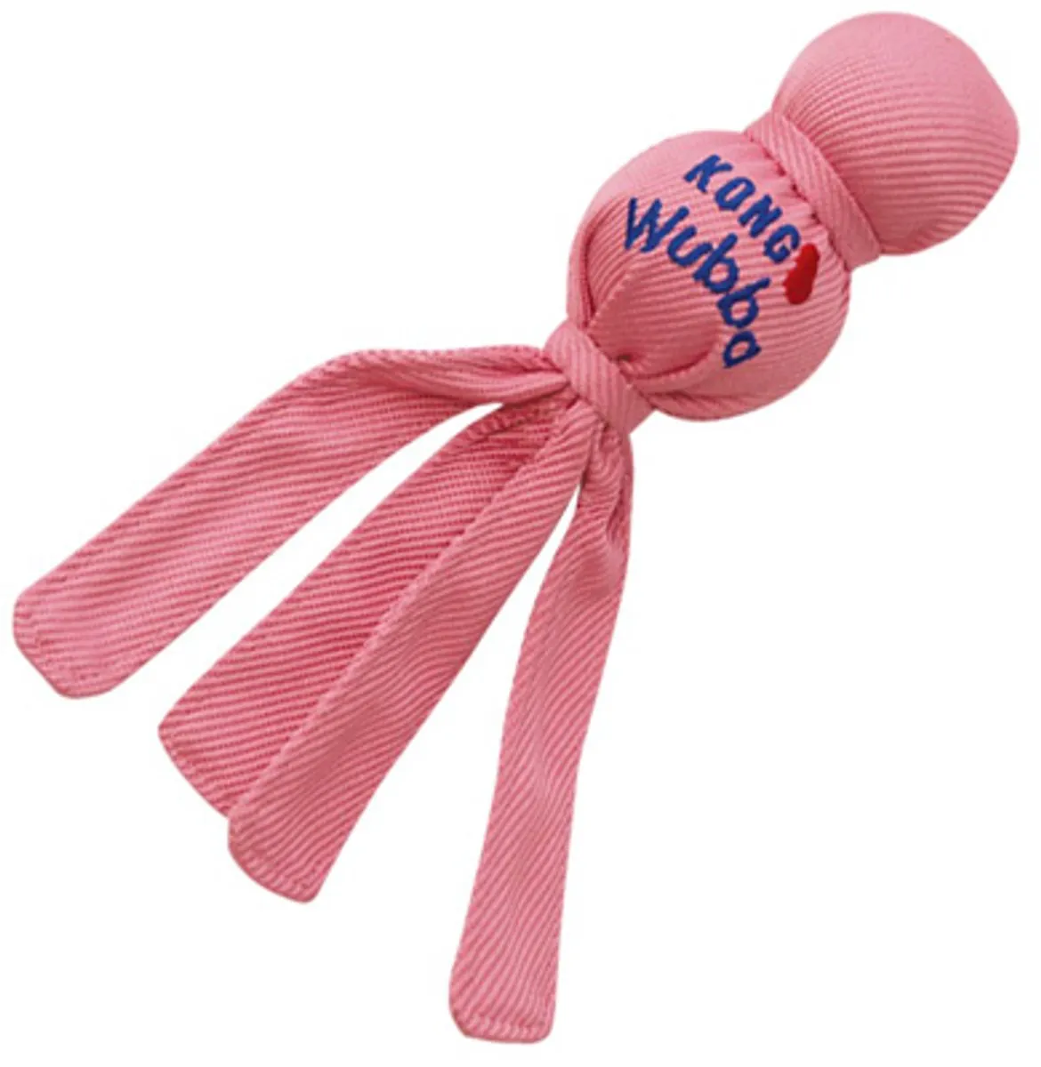 KONG Wubba Puppy Honden Speelgoed - 22 cm - Blauw/Roze