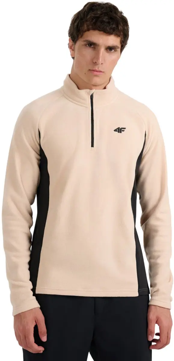4F M066 Fleecevest Heren Beige