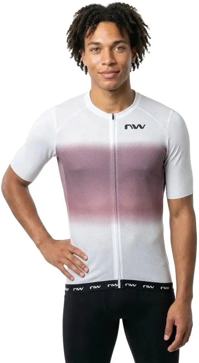 Northwave Blade Air Wielertrui Korte Mouw - Wit/Paars - afbeelding 3 van 4