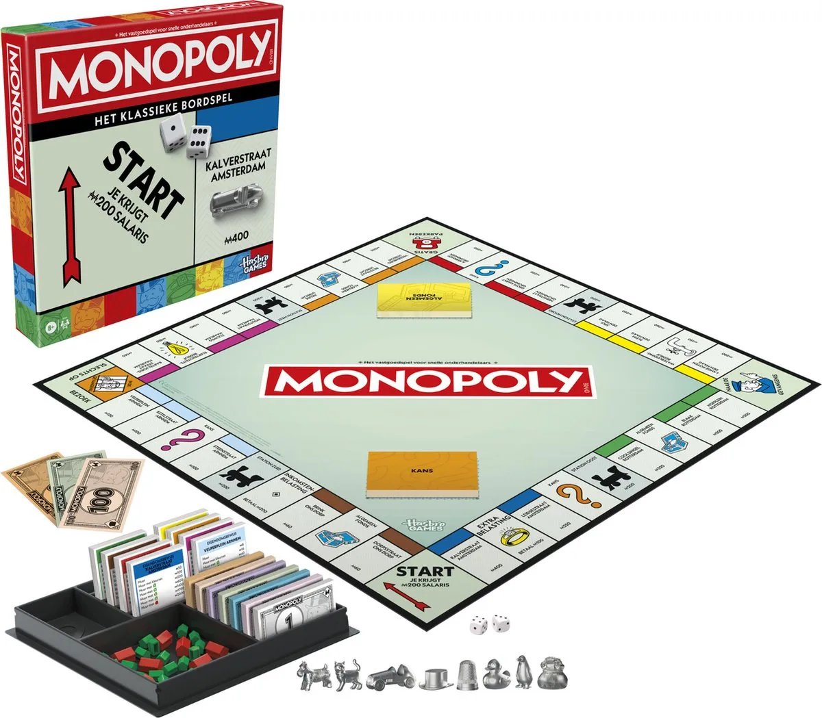Monopoly Classic Bordspel NL Editie G0009104 - 2-6 Spelers