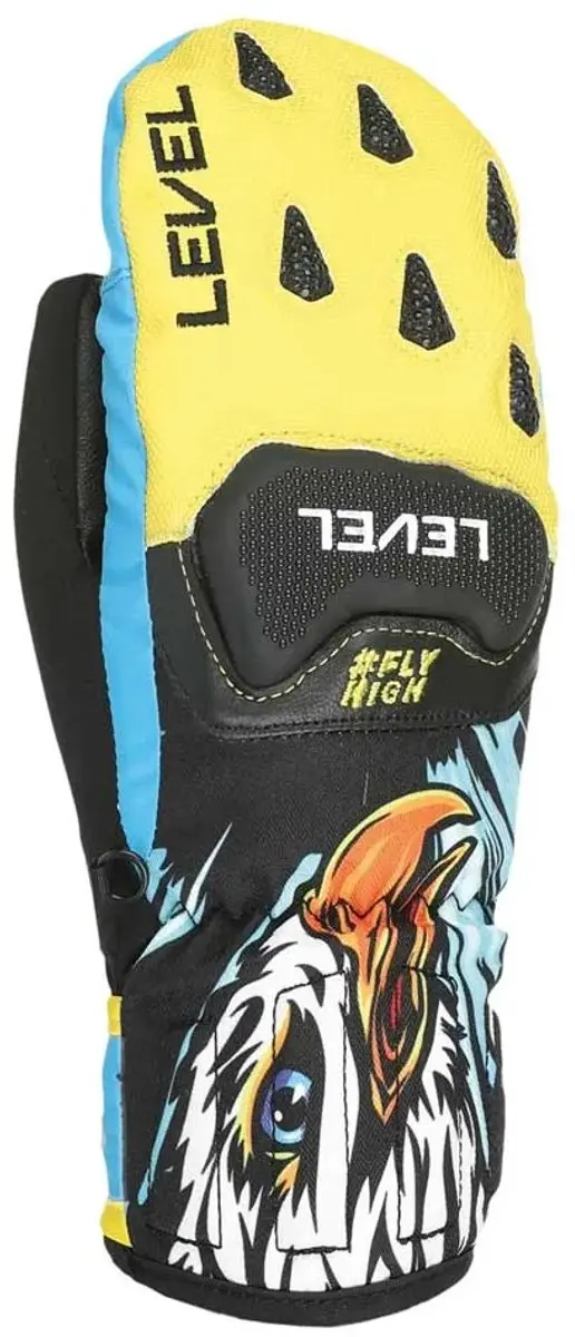 Level Race Handschoenen Geel L Kinderen