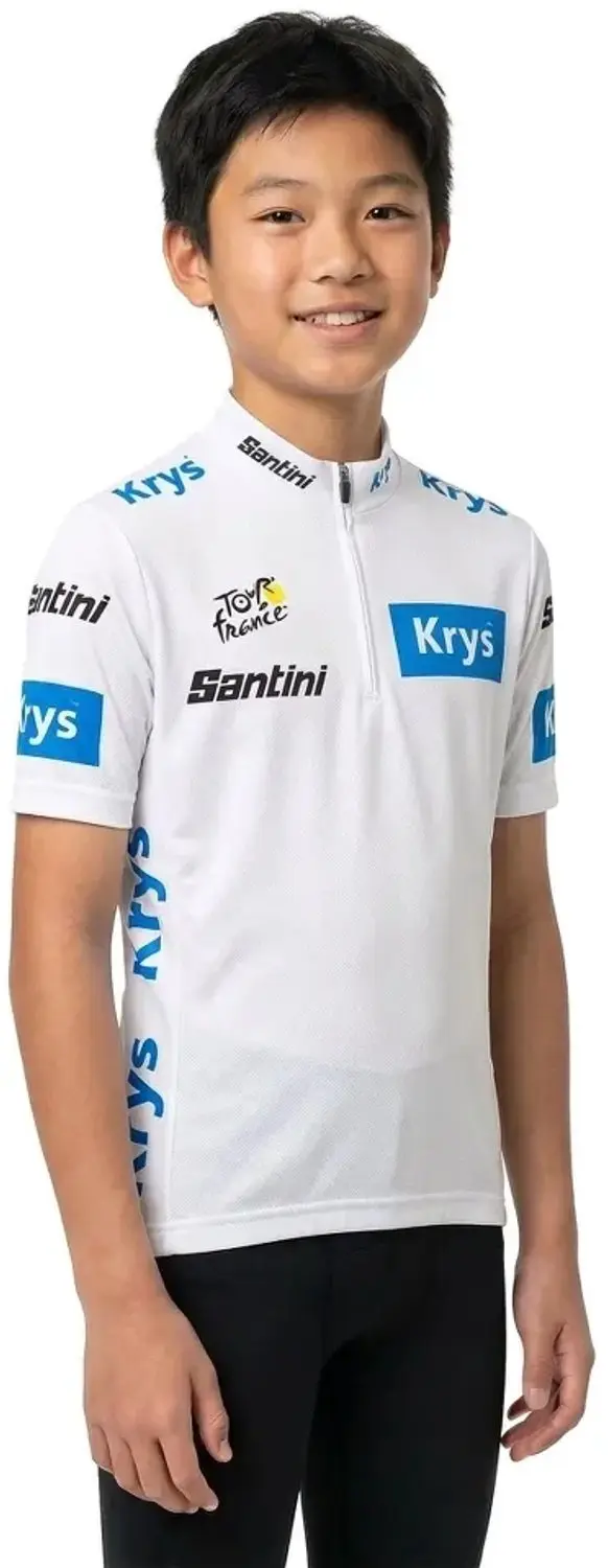 Santini Tour de France Best Young Rider Wielertrui - Wit - afbeelding 6 van 6