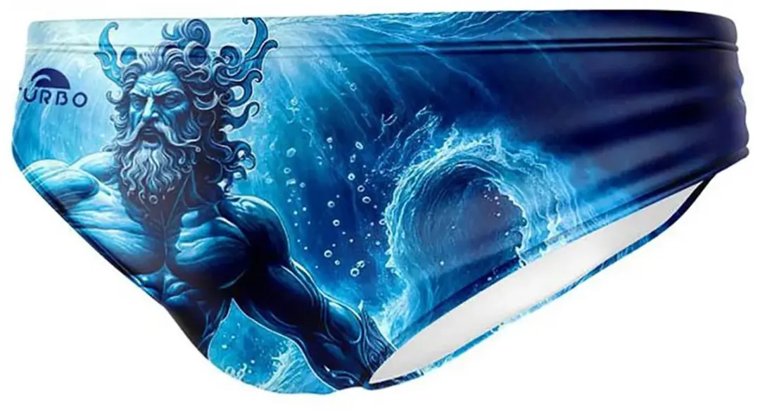 Turbo Poseidon God Zwemslip - Navy - XL - afbeelding 3 van 4