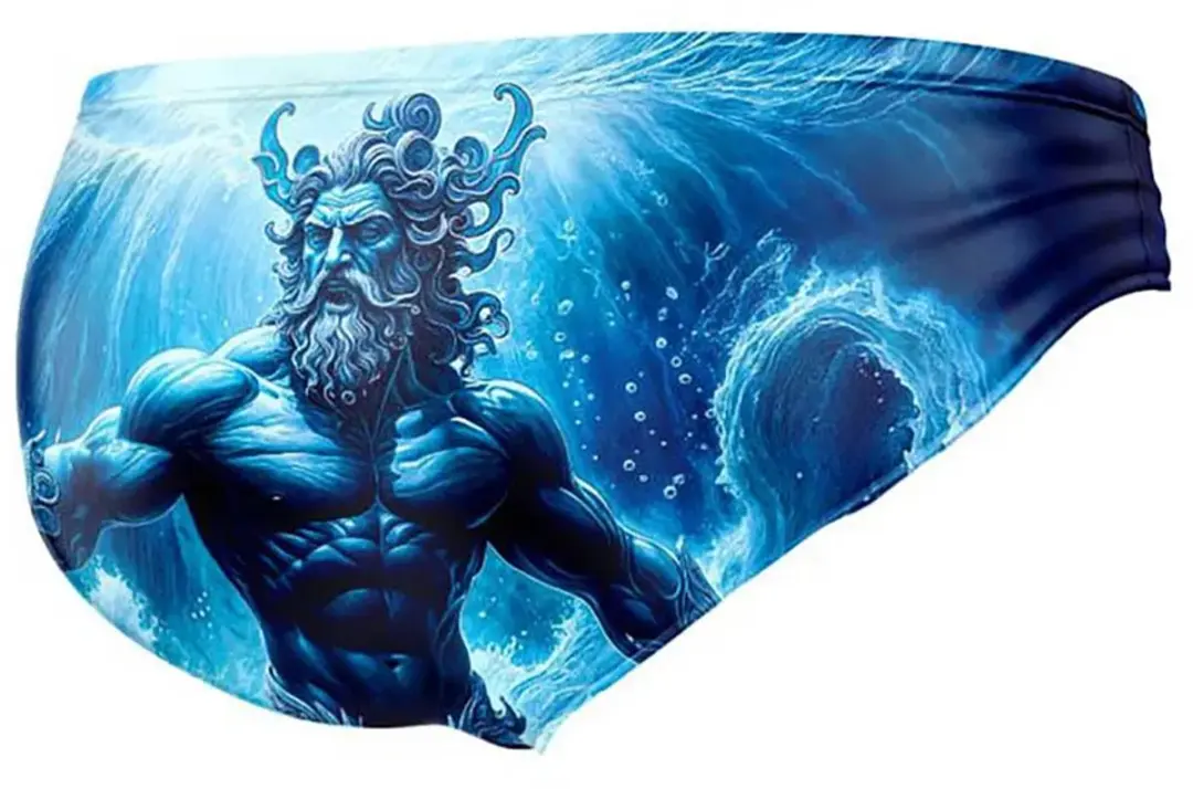 Turbo Poseidon God Zwemslip - Navy - XL - afbeelding 4 van 4