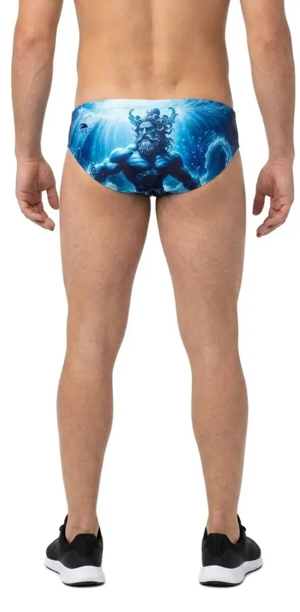 Turbo Poseidon God Zwemslip - Navy - XL - afbeelding 2 van 4