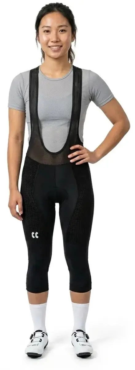 Kalas Motion Z4 3/4 Fietsbroek Dames - Zwart - S