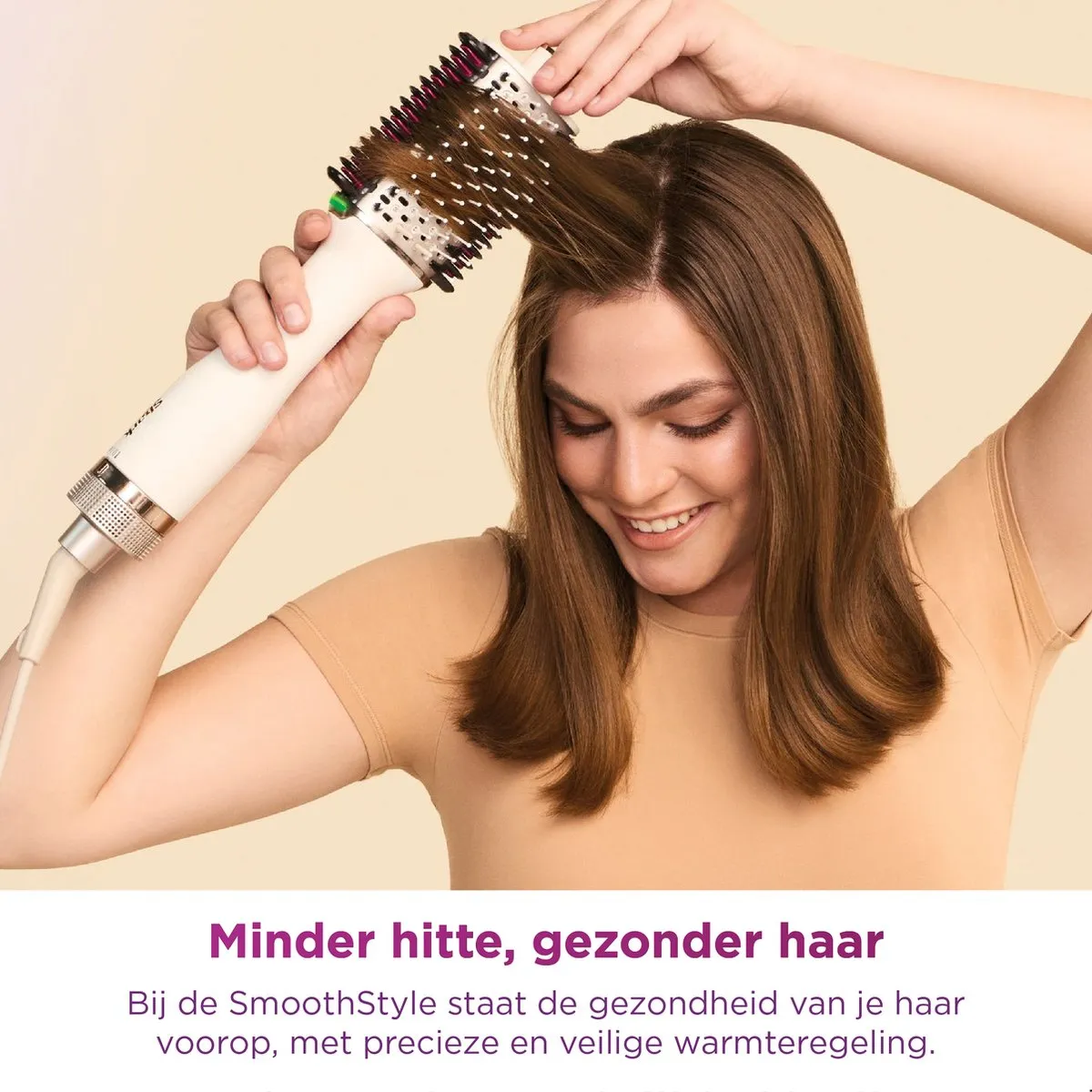 Shark SmoothStyle HT202EU Föhnborstel - 900W - 3 Warmtestanden