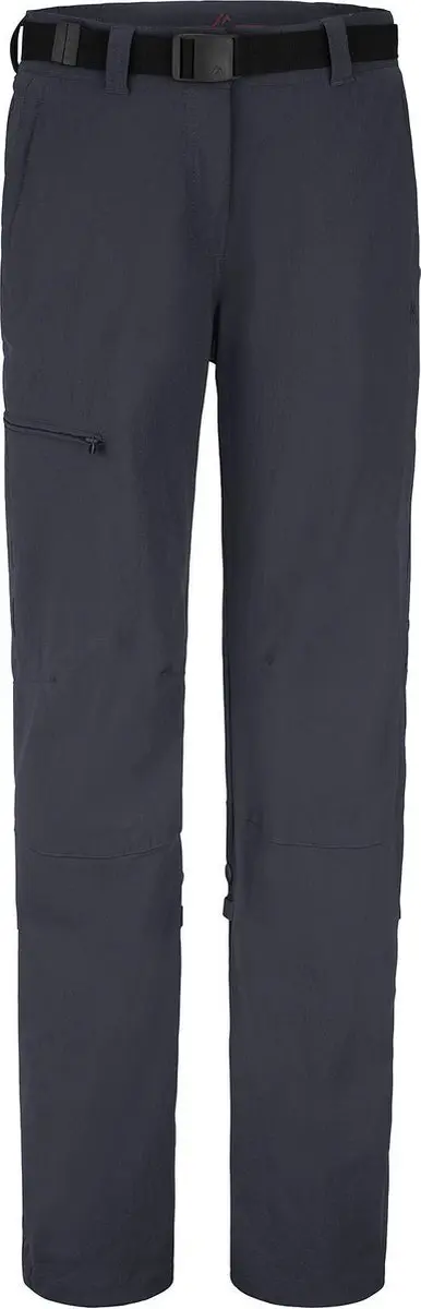 Maier Sports Lulaka lange broek Dames Full Zip, Short grijs Maat 44-kort