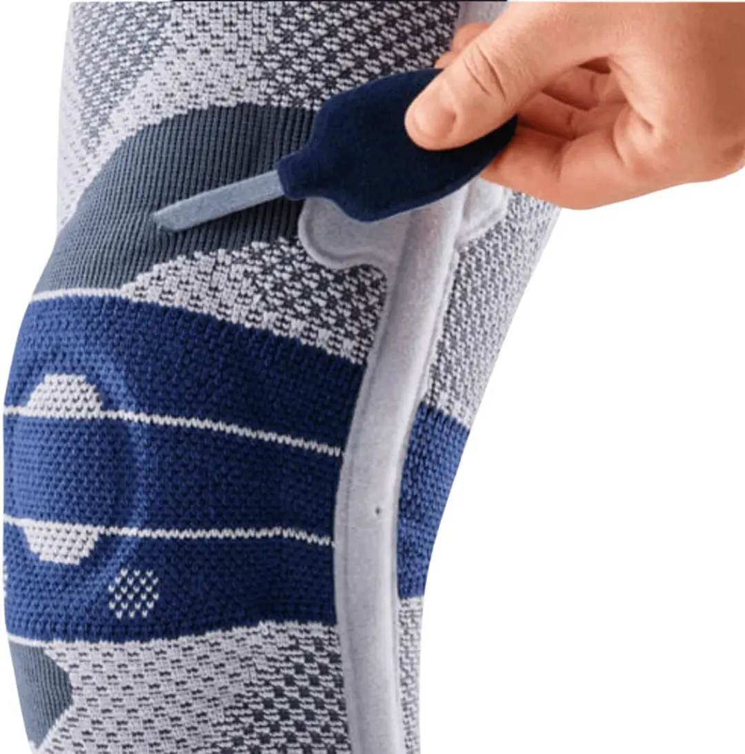 Bauerfeind Genutrain P3 met Siliconenboord (Vernieuwd) Kniebrace