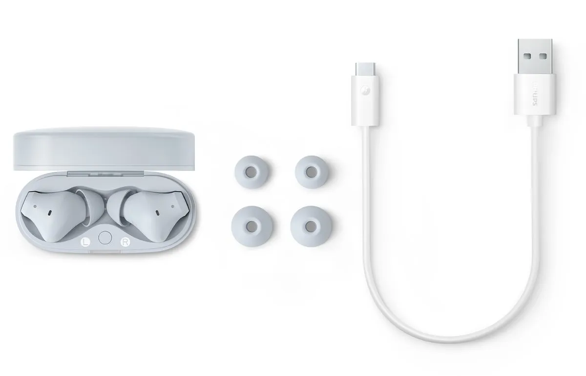 Philips TAT2000 In-Ear Oordopjes Blauw - 32u IPX4 - afbeelding 5 van 6