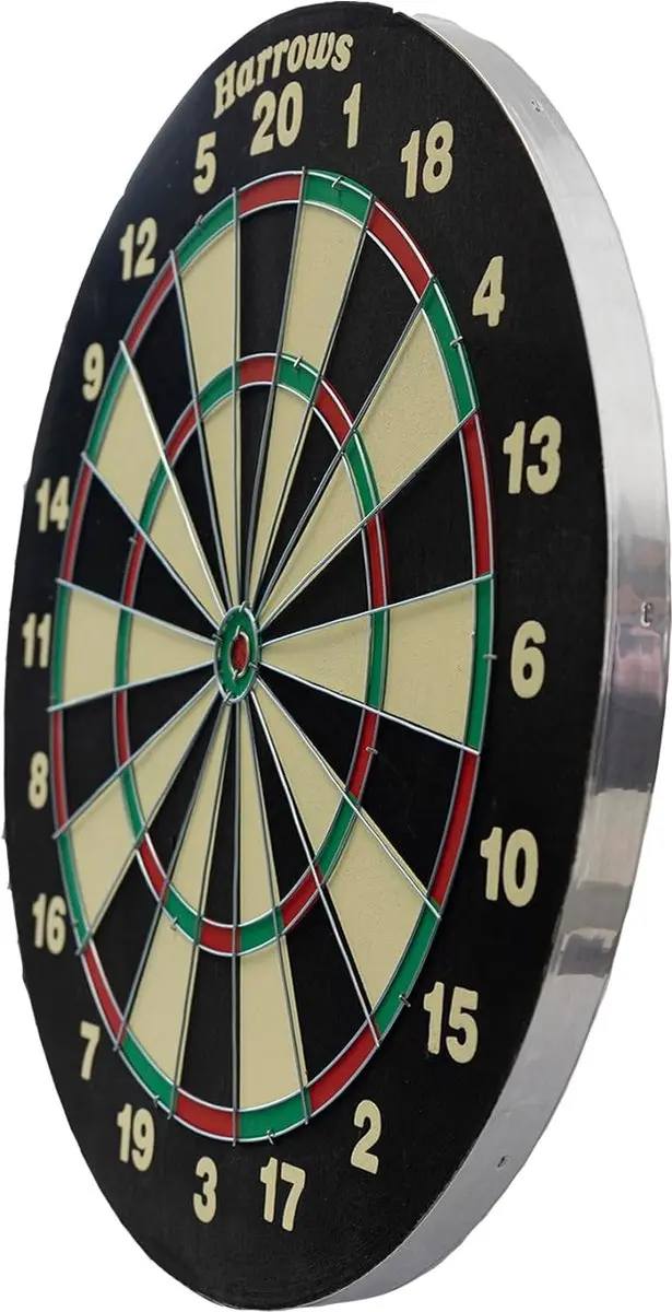 Harrows 2 in 1 Familie Dartspel - Papieren Dartbord - afbeelding 2 van 6