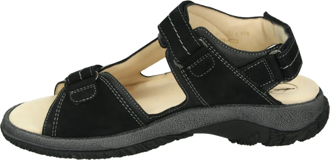 Ganter Giovanni Heren Sandalen - Zwart - 45 - afbeelding 3 van 4