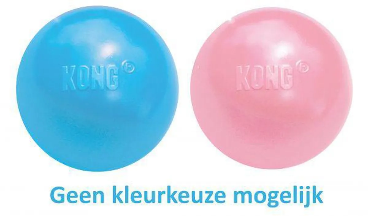KONG Puppy Ball - Medium/Large - Blauw/Rood