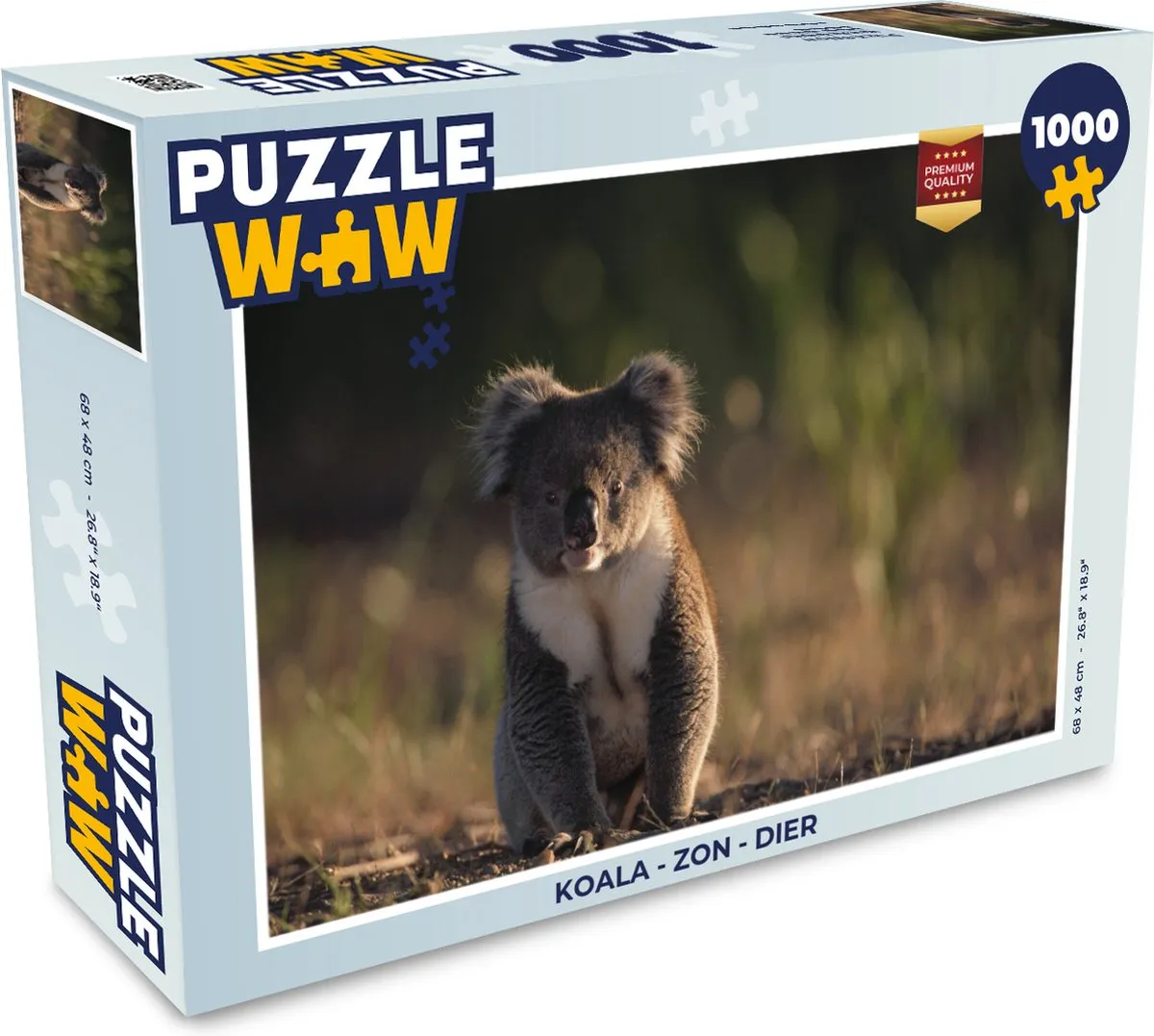 PuzzleWow Koala Zon Dier Legpuzzel 1000 Stuks