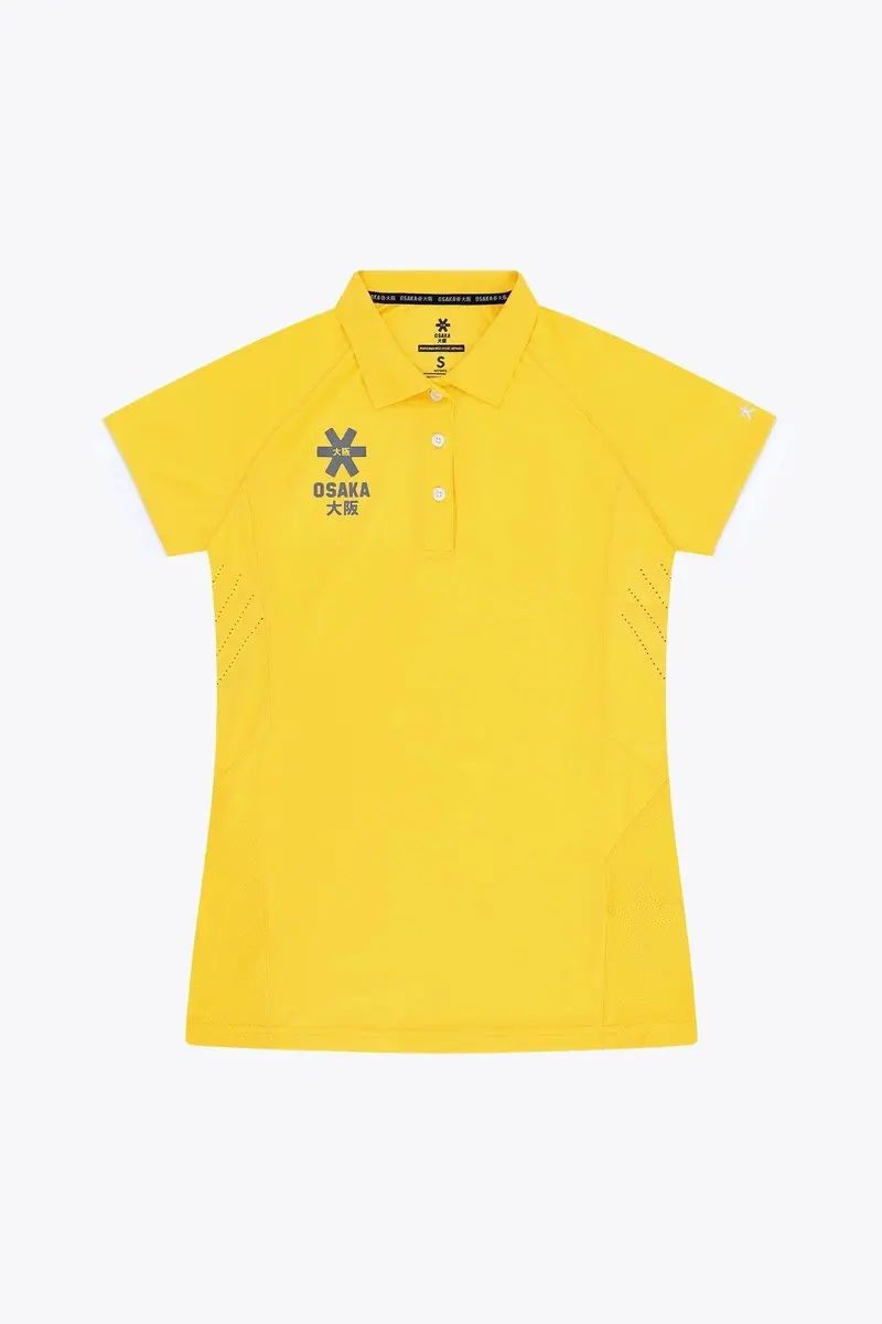 Osaka Women Polo Jersey Geel