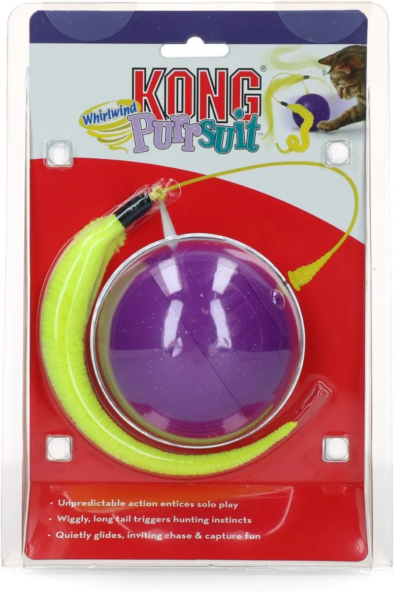 KONG Purrsuit Whirlwind Kattenspeeltje - Paars
