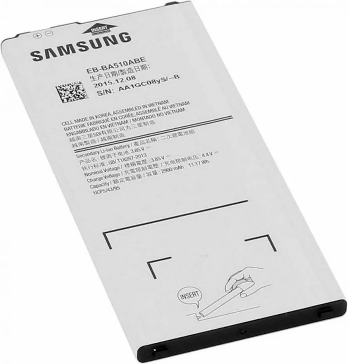 Samsung Galaxy A5 (2016) A510F Accu 2900mAh EB-BA510ABE