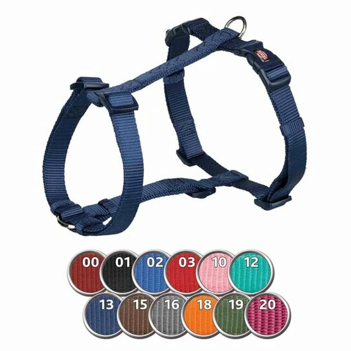 Trixie Premium H-tuig Zwart - 30-44cm - afbeelding 3 van 4