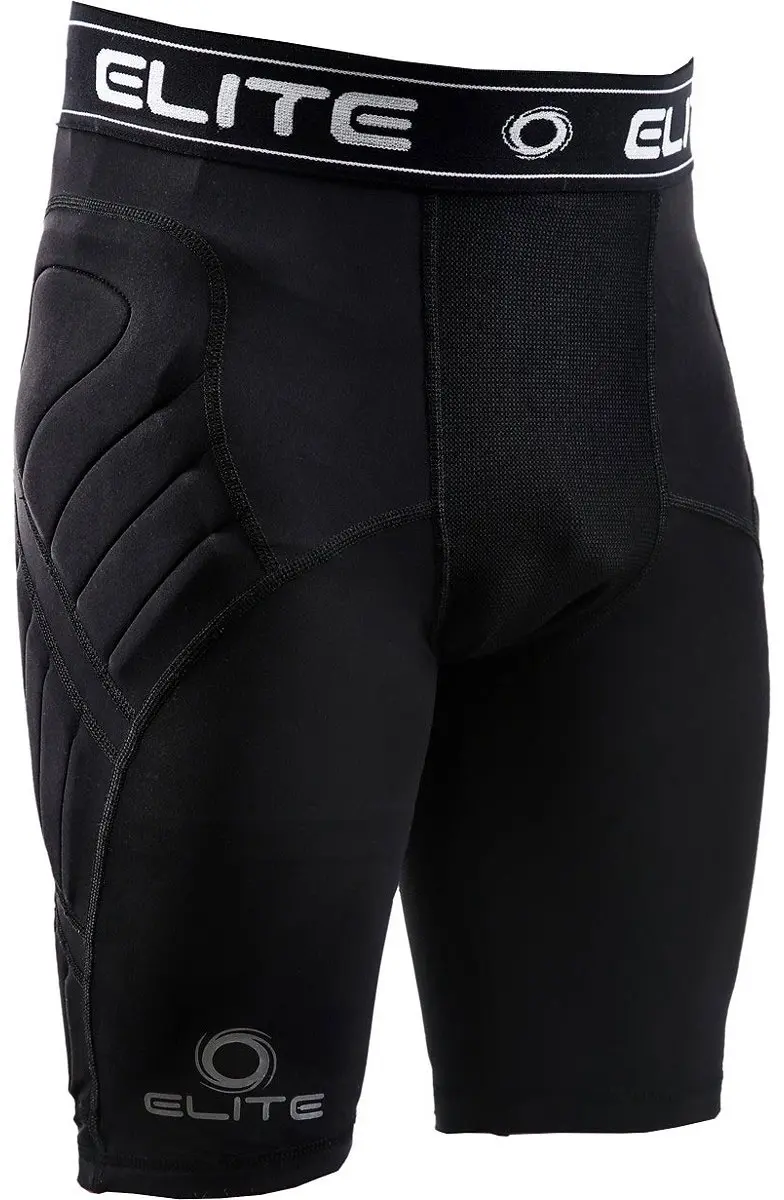 Elite Sport Body Shield Compression Keepershort Heren - Zwart | Maat: S