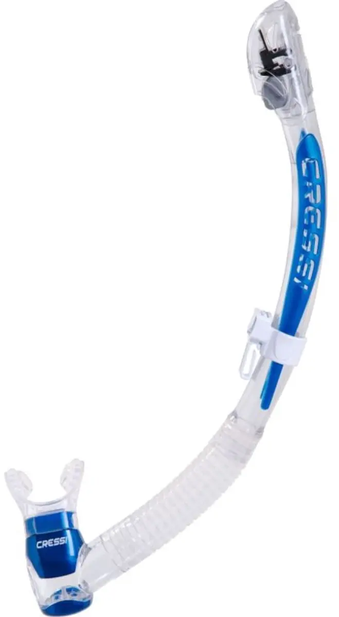 Cressi Itaca Ultra Dry Snorkel - Dark Metallic Blue - afbeelding 5 van 6
