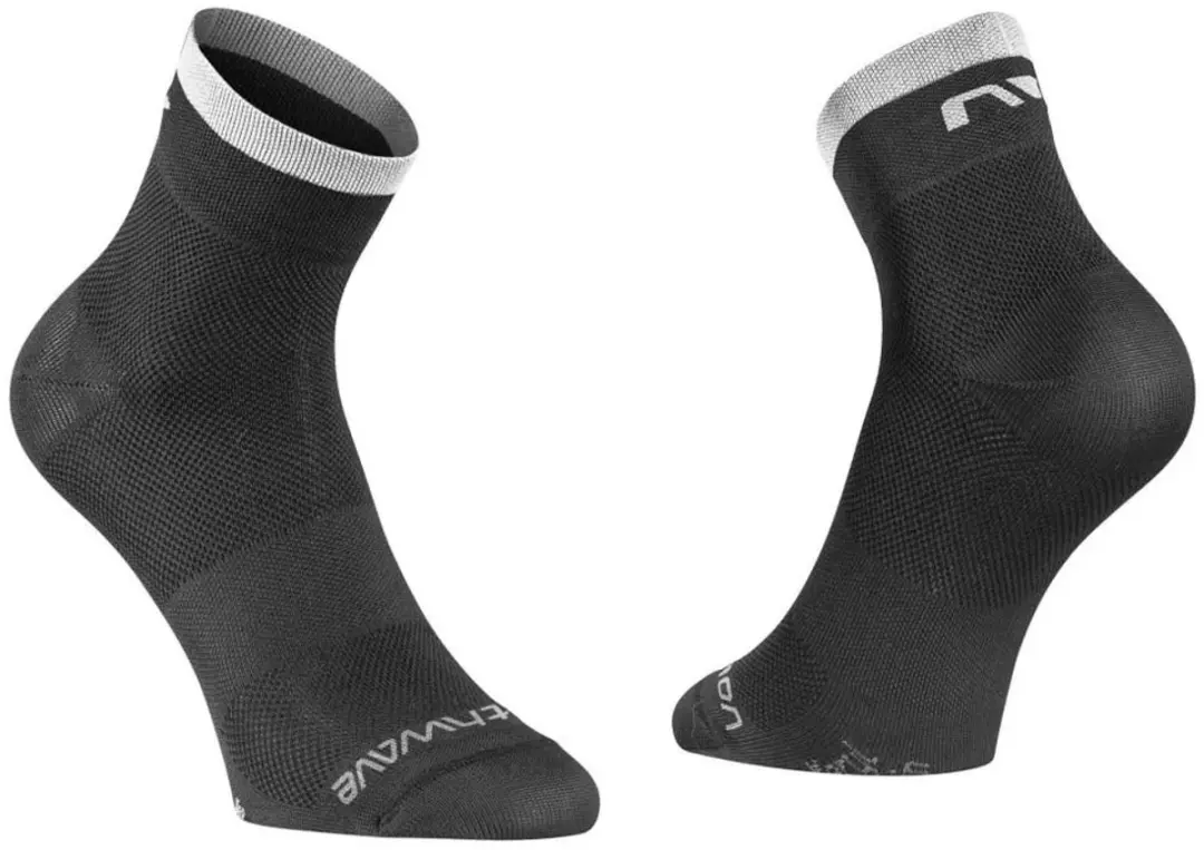 Northwave Origin Fietssokken - Zwart/Wit - Maat 37-39 - afbeelding 3 van 3